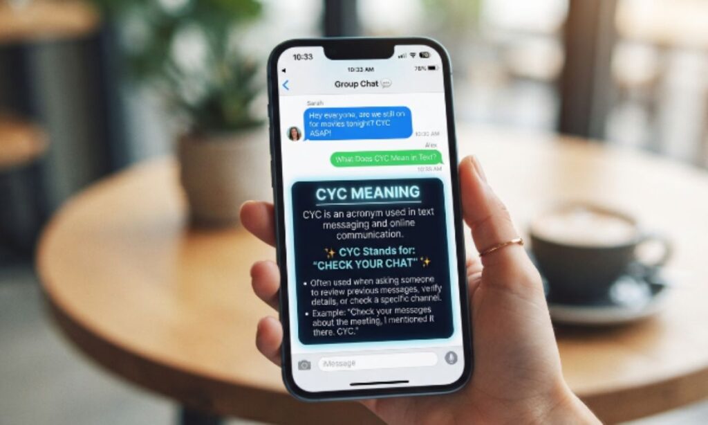 CYC mean in text