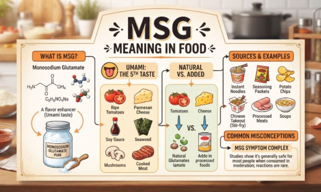 MSG Meaning in Food