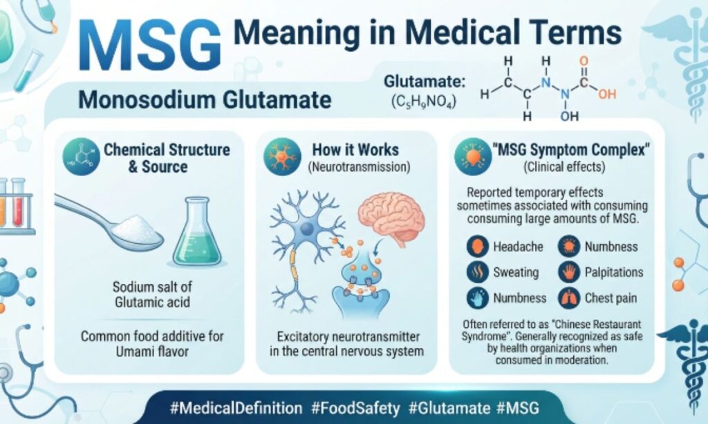 MSG Meaning in Medical Terms