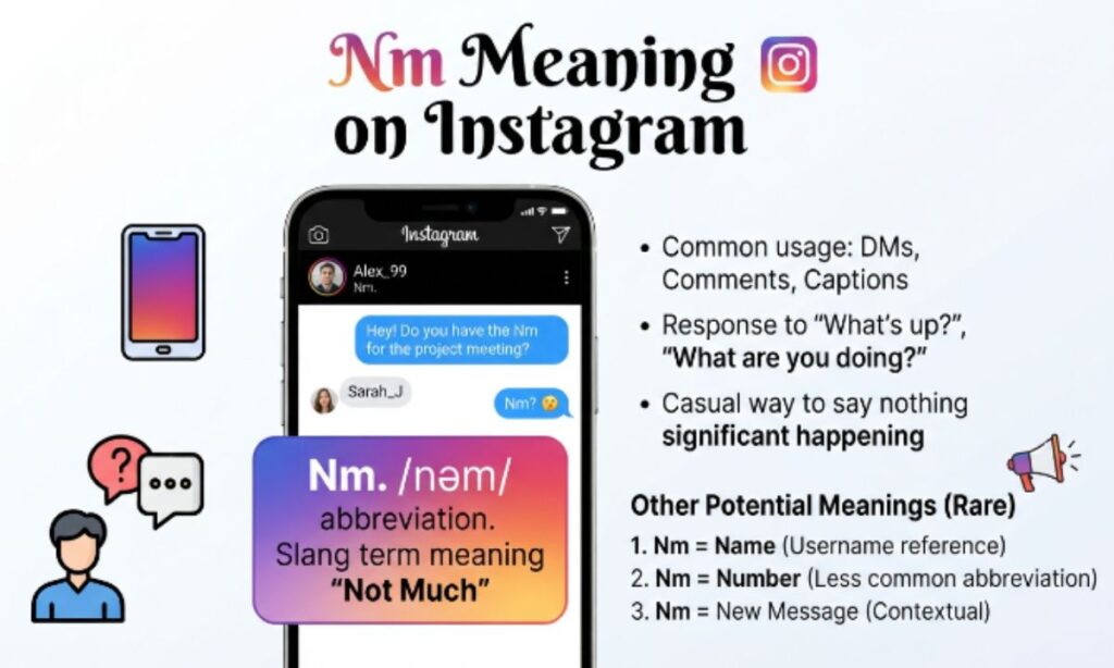 NM Meaning on Instagram