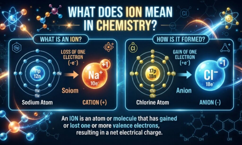What Does ION Mean in Chemistry