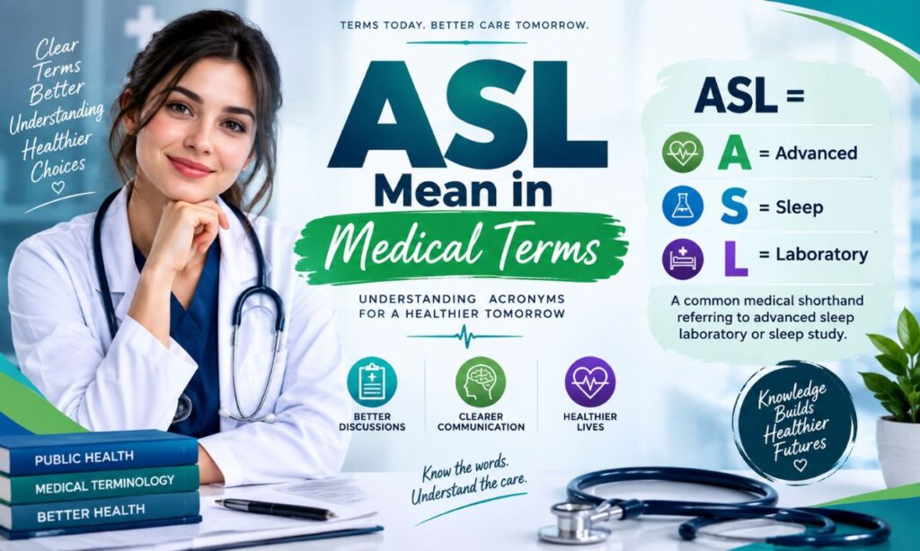 ASL Mean in Medical Terms