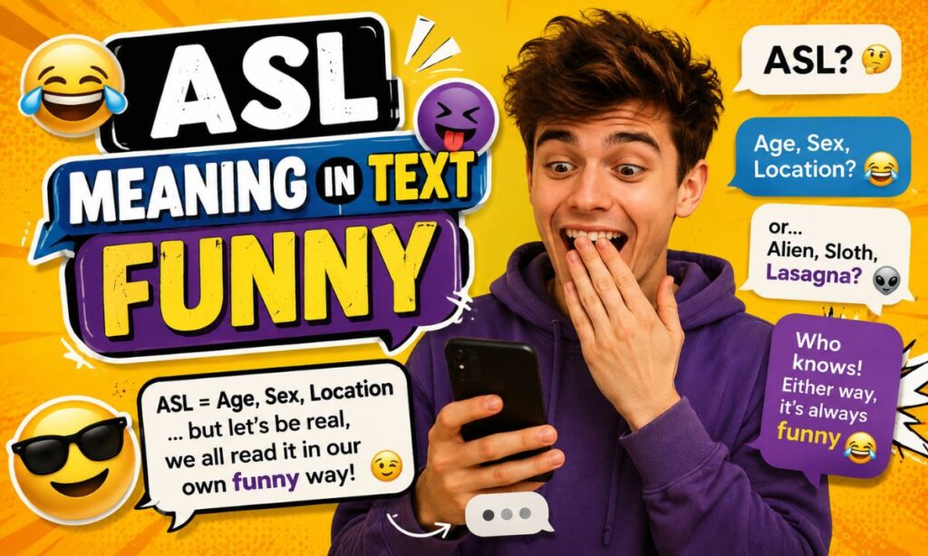 ASL Meaning in Text Funny