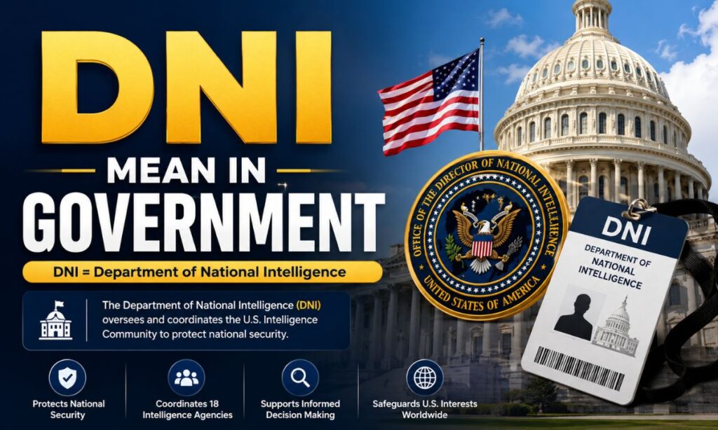DNI Mean in Government