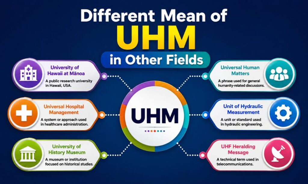 Different Mean of UHM in Other Fields