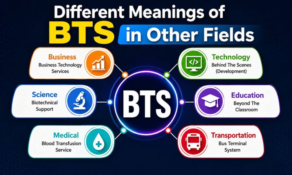 Different Meanings of BTS in Other Fields