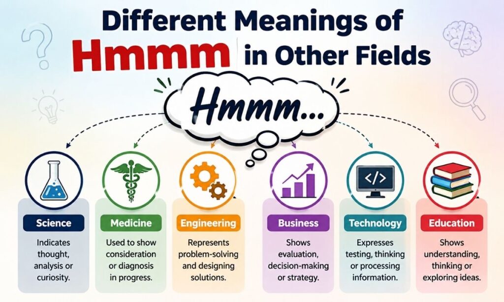Different Meanings of Hmmm in Other Fields