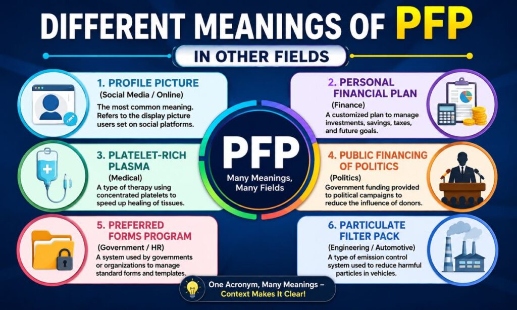 Different Meanings of PFP in Other Fields