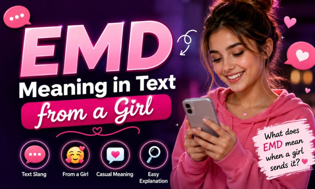 EMD Meaning in Text from a Girl
