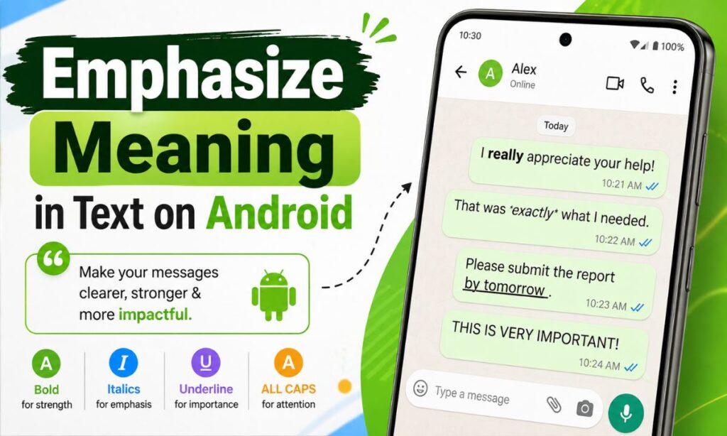 Emphasize Meaning in Text on Android