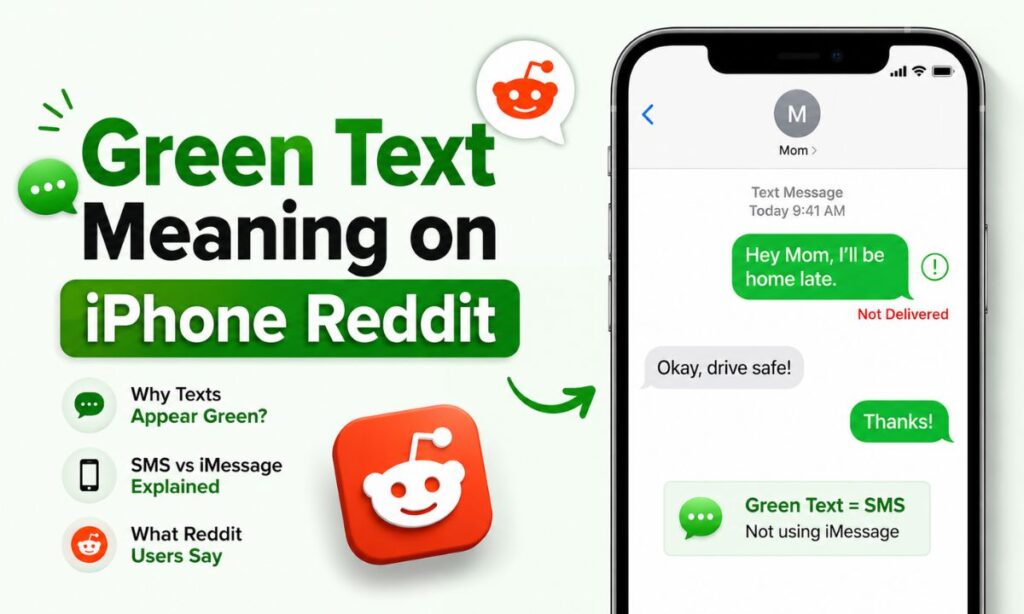 Green Text Meaning on iPhone Reddit