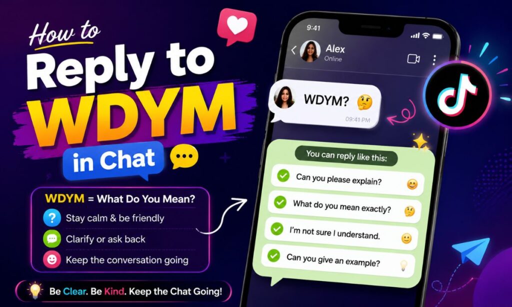 How to Reply to WDYM in Chat
