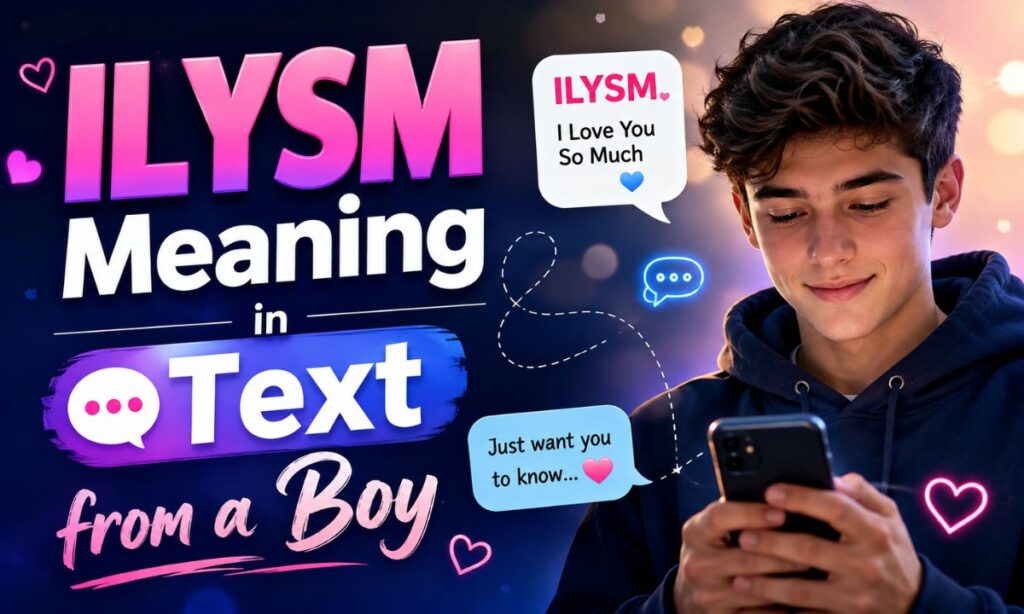 ILYSM Meaning in Text from a Boy