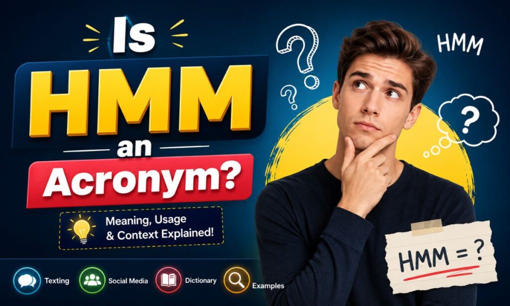 Is HMM an Acronym