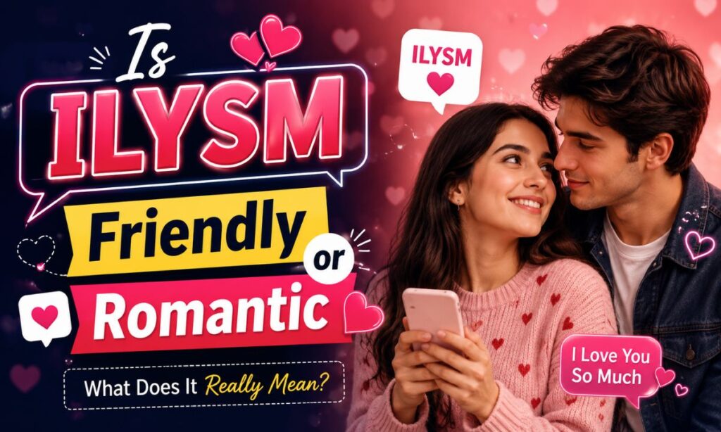 Is ILYSM Friendly or Romantic