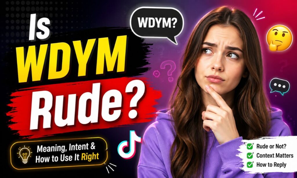 Is WDYM Rude