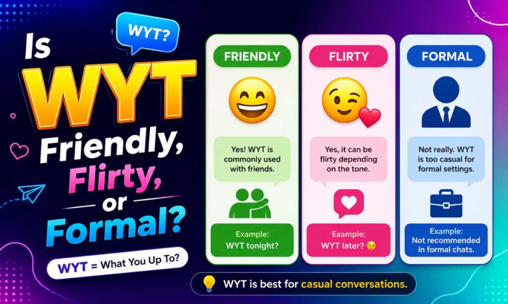 Is WYT Friendly, Flirty, or Formal