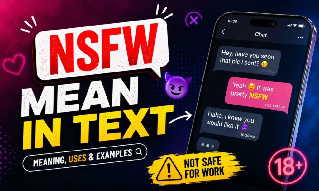 NSFW Mean In Text
