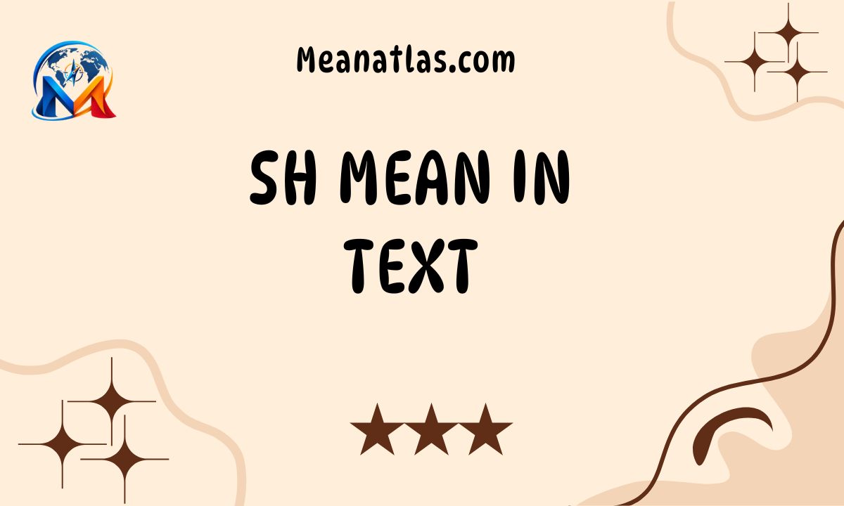 SH Mean in Text