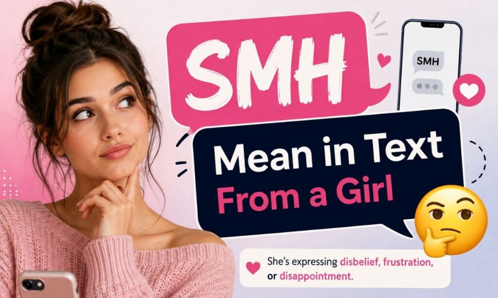 SMH Mean in Text From a Girl