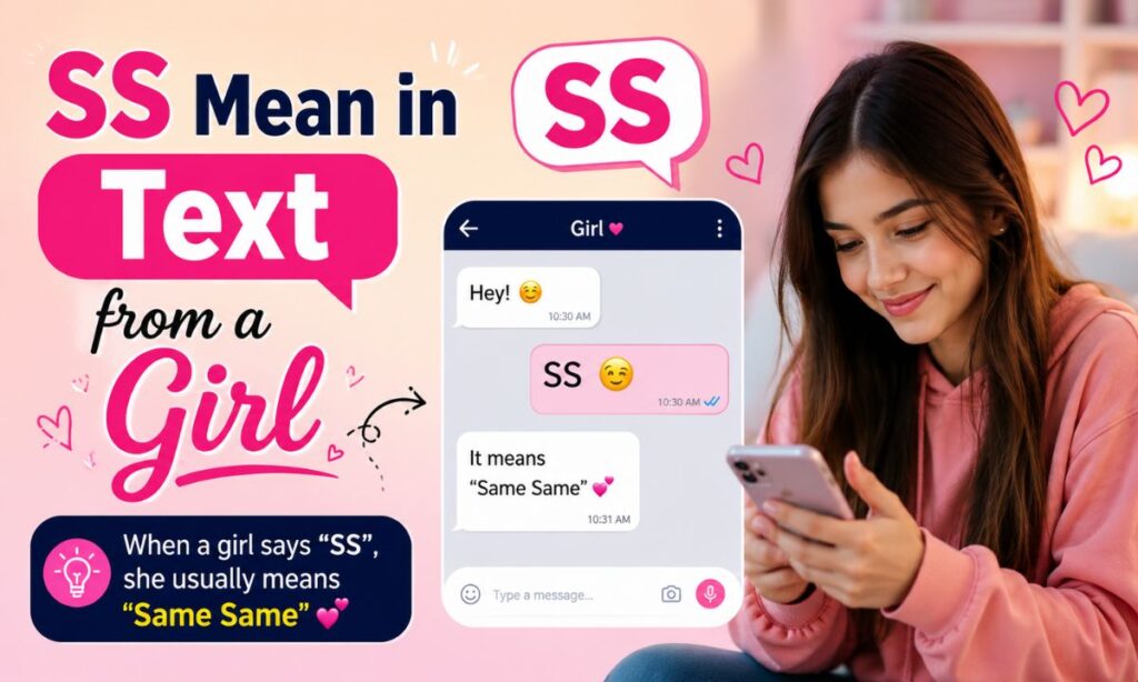 SS Mean in Text from a Girl