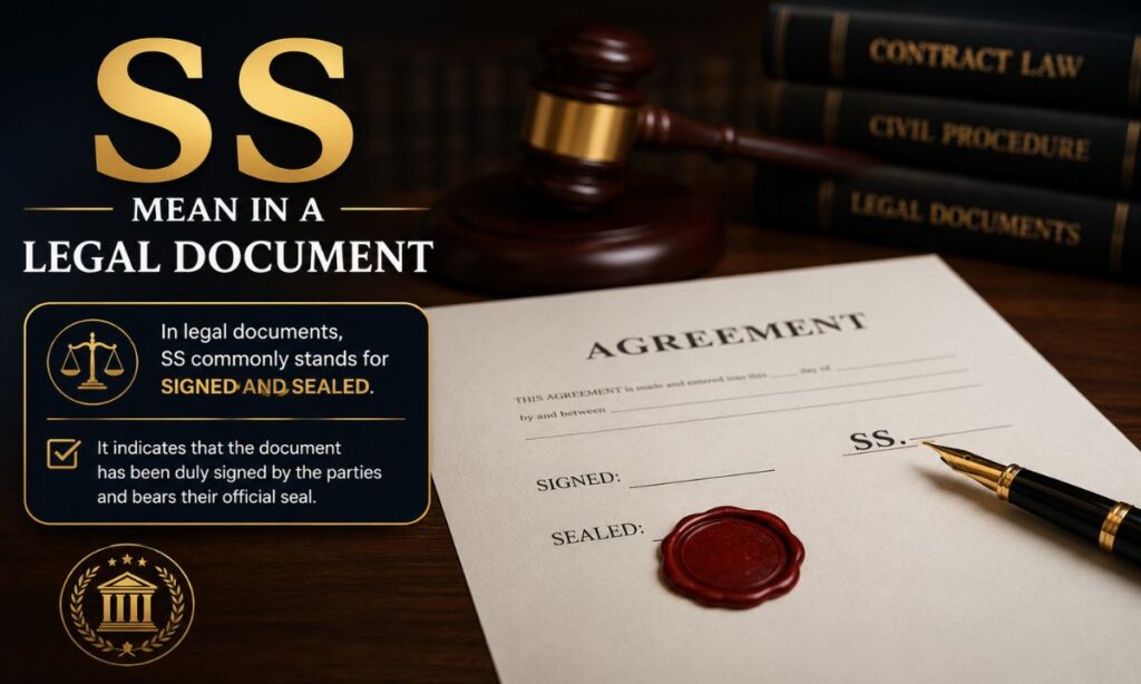 SS Mean in a Legal Document