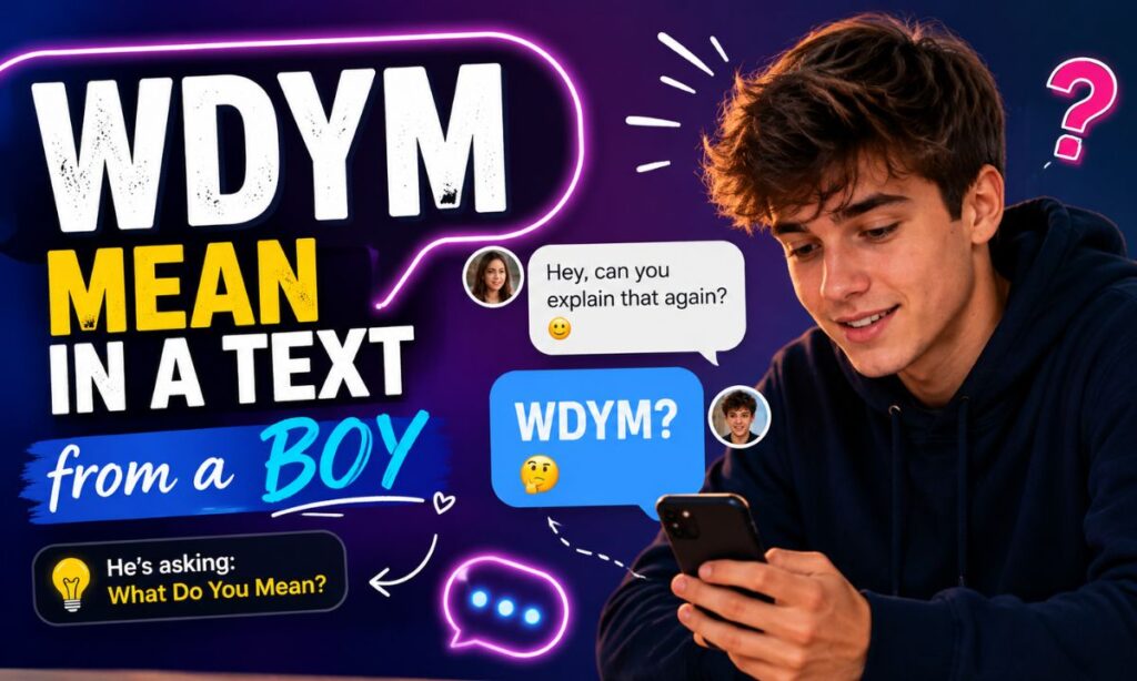WDYM Mean in a Text from a Boy