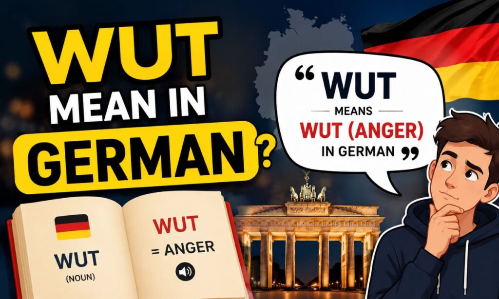 WUT Mean in German