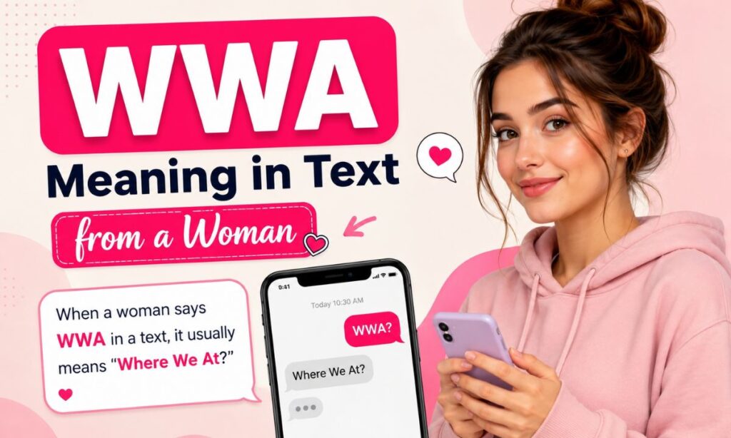 WWA Meaning in Text from a Woman