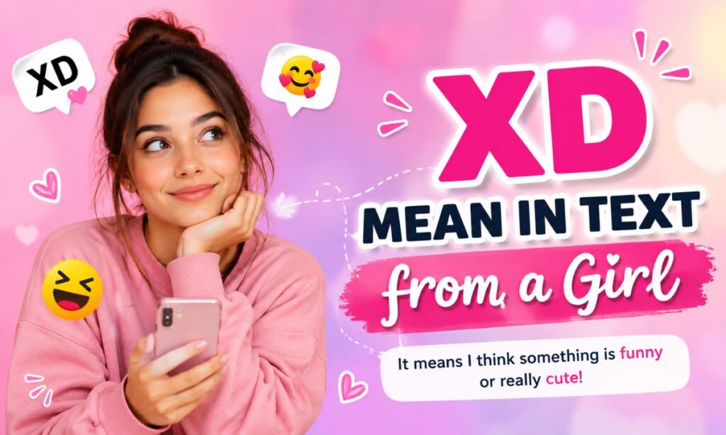 XD Mean in Text from a Girl