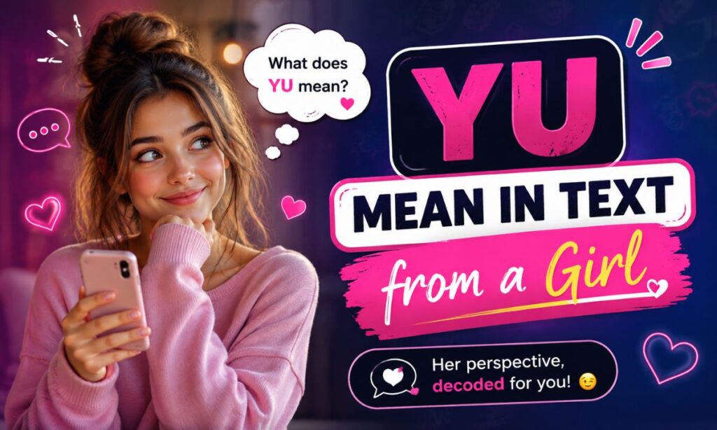 YU Mean in Text from a Girl