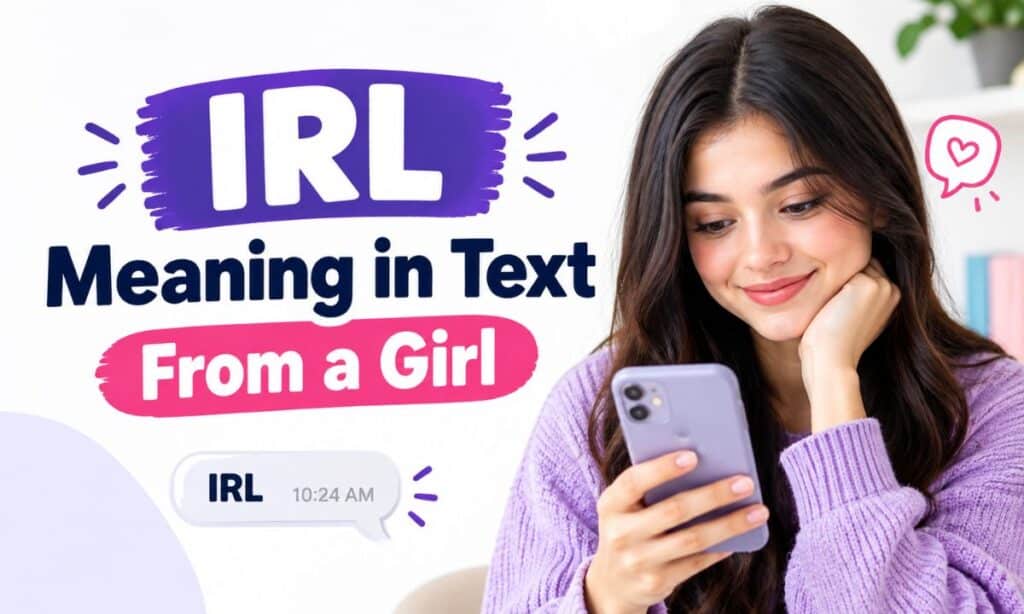 IRL Meaning in Text From a Girl