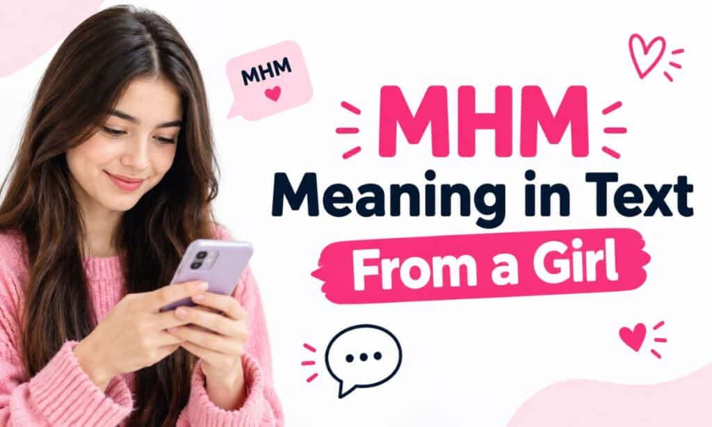 MHM Meaning in Text From a Girl