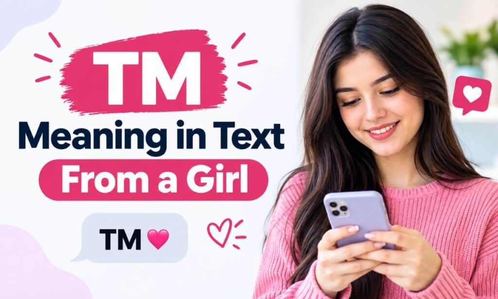 TM Meaning in Text From a Girl