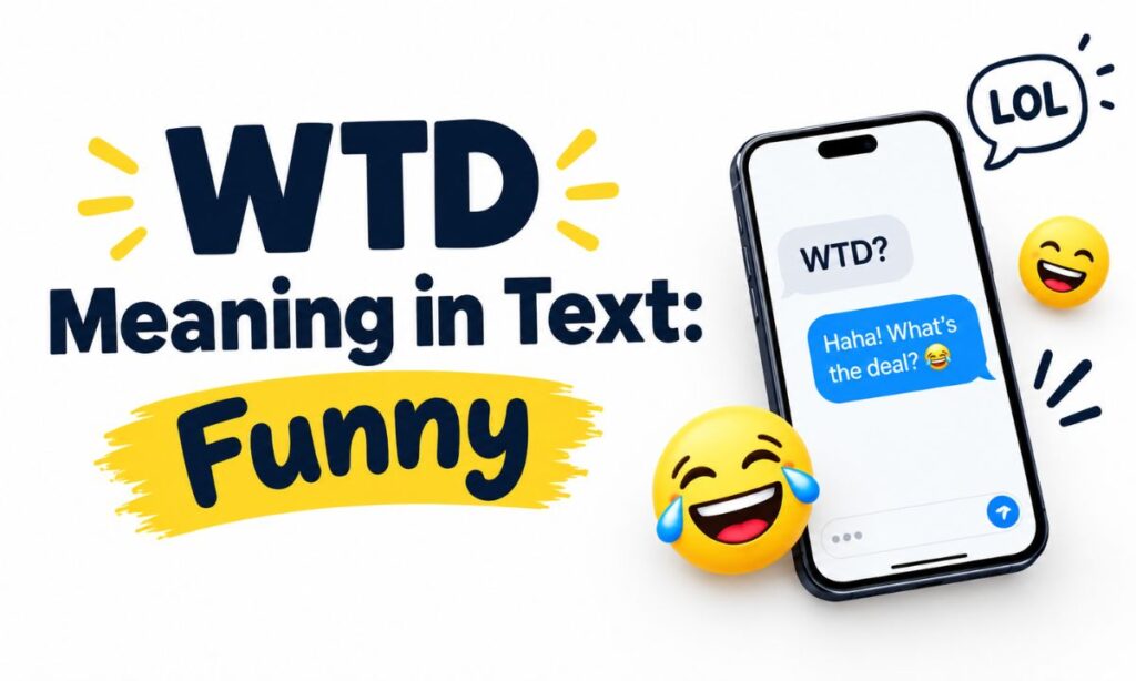 WTD Meaning in Text Funny