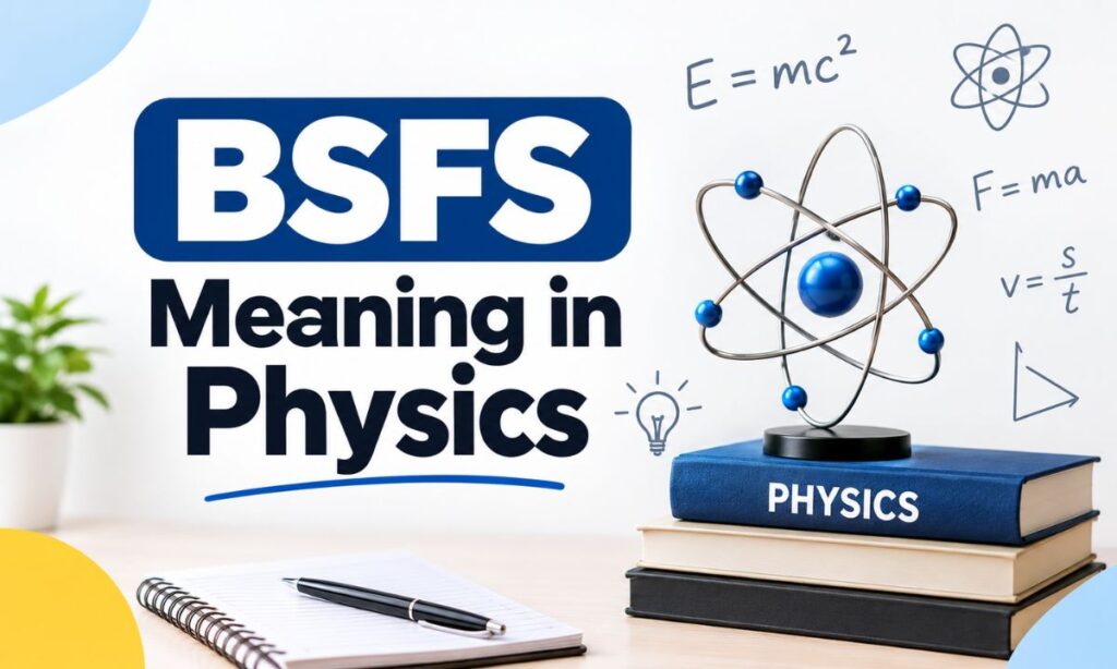 BSFS Meaning in Physics