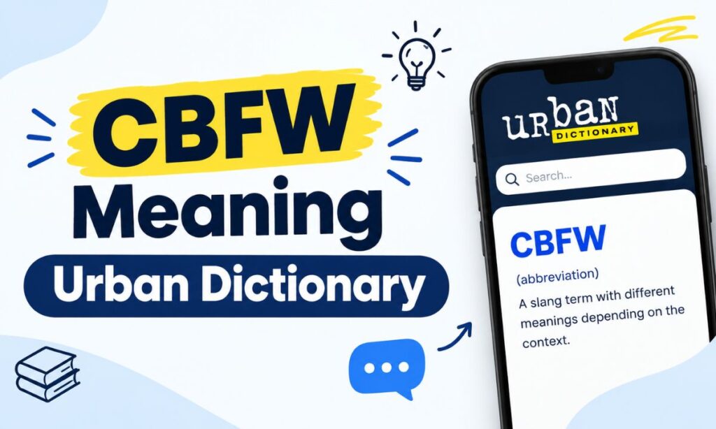 CBFW Meaning Urban Dictionary
