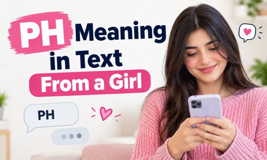 PH Meaning in Text From a Girl