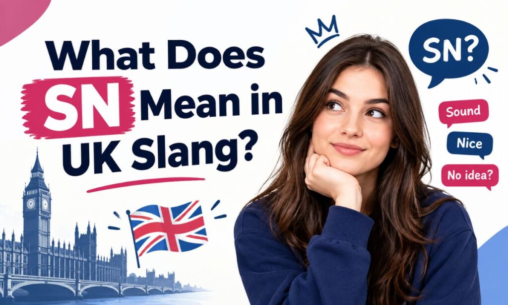 What Does SN Mean in UK Slang